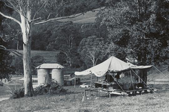 Richard Leplastrier, Office Encampment, Wyong House, Wyong, Australia, 1976